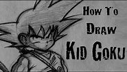 How To Draw Kid Goku