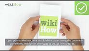 How to Fold Paper for Tri Fold Brochures