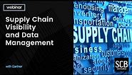 Supply Chain Visibility and Data Management