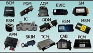 Automotive Electronic Modules Types