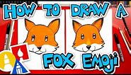 How To Draw Fox Emoji Face