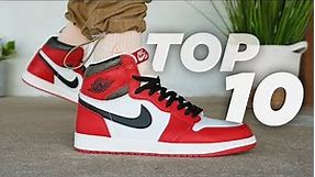 Top 10 AIR JORDAN 1 Sneakers of 2022