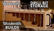 Easy-To-Build Wall-Mounted Drill Bit Storage for Your Shop