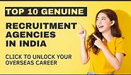 The No 1 Consultancy in India [100% Genuine top 10 consultancy in india]