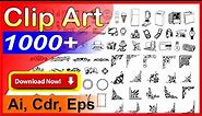 How to Download free Cliparts 2022| Black & white Free Clipart download | Friends Computer