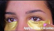 How to Use Crystal Collagen Gold Powder Eye Mask Before and After Reviews