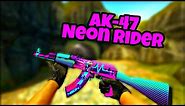 CS:GO - [Horizon Case] AK-47 Neon Rider | Showcase (All Wear)