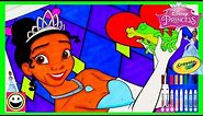 Princess TIANA | Crayola GIANT COLOR BY NUMBER | Disney Princess Coloring Pages | Color With Me