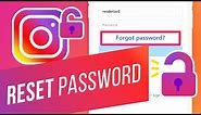 How to Recover Your Forgotten Instagram Password | How to Reset Instagram Using Email