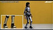 HRP-4C Miim's quick slip-turn on her toes【AIST OFFICIAL】