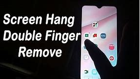 How to remove swipe with Two finger or screen hang in mobile, double finger or single finger issue.