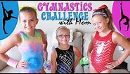 Gymnastics Challenge with Mom! | Crazy8Family