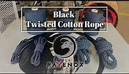 Ravenox Black Twisted Cotton Rope Review: Premium Quality & Stunning DIY Craft Uses!