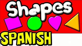 Learn the SHAPES in SPANISH for Kids (with Learning Time Fun Spanish Videos)