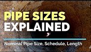 Steel Pipes Sizes ASME B36.10 and ASME B36.19 - PIpe NPS (ID), Schedule, SRL vs. DRL