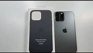 Official Apple Silicone Case Black for iPhone 13 Pro Max Unboxing and Review