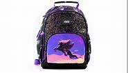 Choco Mocha Unicorn Toddler Backpack for Girls, Kids Pre Kindergarten Daycare Sparkle Backpack for Toddler 15 Inch, Glitter Bling Black