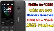 Nokia Ta-1235 userlock remove cm2 very eassy trick 2023