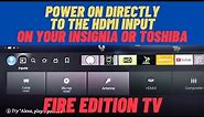How To Power ON Your Insignia Fire TV to the HDMI Input