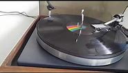 Vintage BIC 960 Vinyl Record Player Turntable Demo