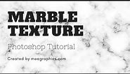 How to make a marble texture in Photoshop in less than 5 minutes
