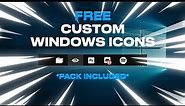 Customize Your Windows Icons! - Free Icon Pack included