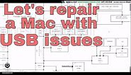 Macbook Pro USB port not working: repair, diagnosis and solution.