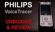 Unboxing and review of the Philips Voice Tracer DVT6110