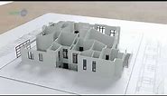 House 3d building animation