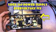 Xbox 360 Power Supply AC Adapter Brick Overvoltage Fix