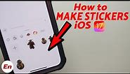 iOS 17 How To Make Live Stickers From Any Picture!
