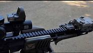 Zeroing and Testing the SOMOGEAR LA-5 / PEQ-15 UHP "Airsoft" Laser on a 5.56 Rifle: 200+rds Fired