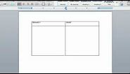 How to Compare Two Things Using Columns on Microsoft Word