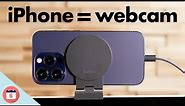How to use your iPhone as a Webcam