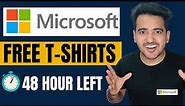 Microsoft Free T-shirts For Students | Free Microsoft Certification Courses in 2024