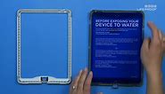 LifeProof NÜÜD SERIES iPad Air 2 Waterproof Case - Retail Packaging - AVALANCHE (WHITE/CLEAR)