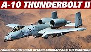 THE A-10 THUNDERBOLT II Attack Aircraft AKA The Warthog