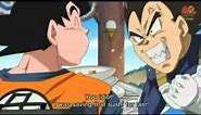 Goku Eats Vegeta's Sushi