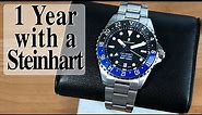1 Year with a Steinhart Watch | Steinhart Ocean GMT 500m Premium | Best 700 € Rolex Homage GMT Diver