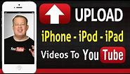  How to Upload Videos Straight From The iPhone iPod iPad to YouTube