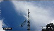 Proses erection tower guyed mast-Guyed mast tower installation