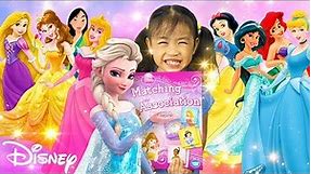 MATCHING GAME with DISNEY PRINCESSES