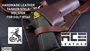 Handmade Leather Tanker Style Holster for Colt M1911A1