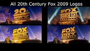 All 20th Century Fox 2009 Logos (PAL Version)
