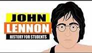 Fun Facts about John Lennon, from The Beatles! (History Cartoon - Educational Cartoon)