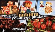 Best AUTUMN Aesthetic Resource Packs in Minecraft 1.20+ (NO OPTIFINE!) 🍂🍁