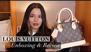 Louis Vuitton ALMA BB MONOGRAM // UNBOXING & REVIEW ♡