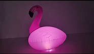 LED flamingo float for pool party
