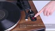 1byone High Fidelity Belt Drive Turntable with Built-in Speakers - Installation Video