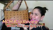 MCM Shoulder Bag in Visetos Original- Review & What fits my bag